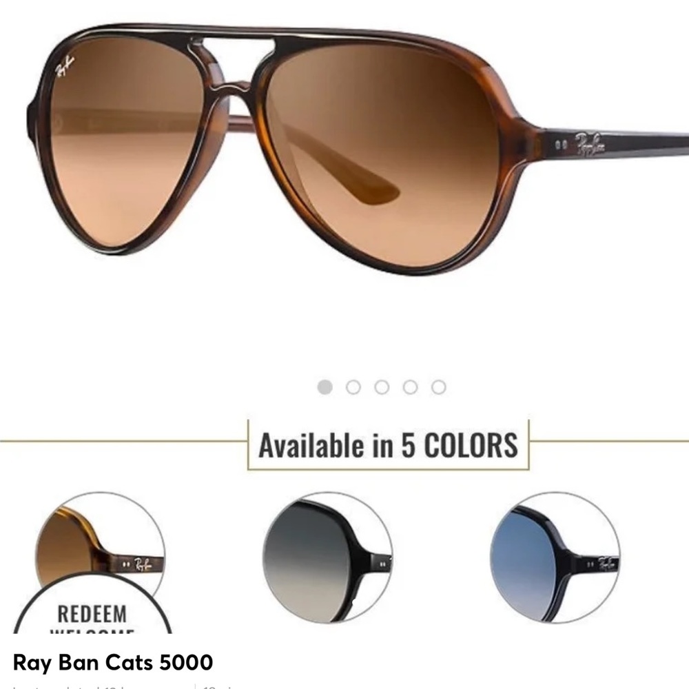 Ray Ban cats 5000 sunglasses